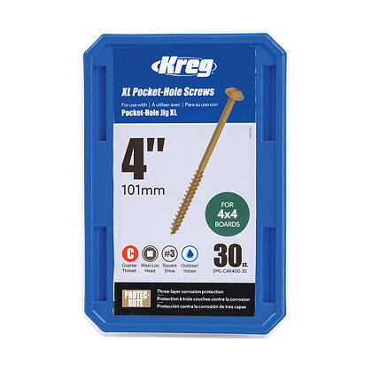 Kreg XL Šrouby pro skryté spoje - 100 mm, 30 ks