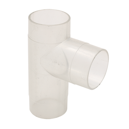 Rozbočka "T" průhledná 63 mm