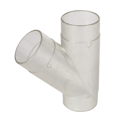 Rozbočka "Y" průhledná 63 mm