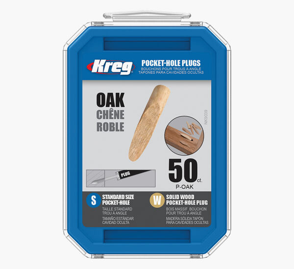 Kreg Standard Záslepky pro skryté spoje - dub, 50 ks