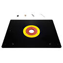 IGM Frézovací deska plastová 306x229x6mm, otvor D30-66-98mm
